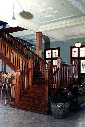 Front Staircase Corones Hotel