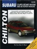 Subaru: Coupes Sedans Wagons 1985-96 (Chilton s Total Car Care Repair Manual)