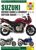 Suzuki GSF650 1250 Bandit and GSX650Fservice and Repair Manual: 2007 to 2009 (Haynes Service and Repair Manuals)