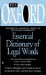 The Oxford Essential Dictionary of Legal Words (Oxford Essential)