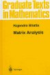 Matrix Analysis (Graduate Texts in Mathematics, 169)