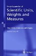 Encyclopaedia of Scientific Units, Weights and Measures: Their SI Equivalences and Origins
