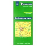 Michelin Map No. 110 Lyon and Outskirts )Environs de Lyon, France), Scale 1:60,000 (Michelin Guides and Maps) (French Edition) (French Edition)