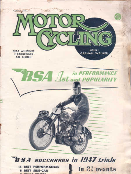 Magazines Motor Cycling (1958) Et The Motor Cycle (1948) - État Correct, Lot De 2