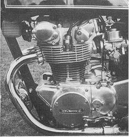 Honda CB500T engine