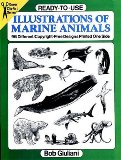 Ready-to-Use Illustrations of Marine Animals: 96 Different Copyright-Free Designs Printed One Side