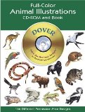 Full-Color Animal Illustrations CD-ROM and Book (Dover Pictorial Archives)
