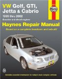 VW Golf, GTI, Jetta and Cabrio, 1999 Thru 2002 (Haynes Repair Manuals)