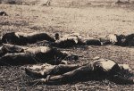 Federal soldiers as they fell, Gettysburg