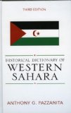 Historical Dictionary of Western Sahara (Historical Dictionaries of Africa)