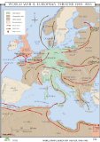 WWII Europe Theatre (World History Wall Maps)