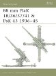 88 mm Flak 18/36/37/41 & Pak 43 1936-45