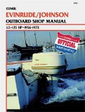Evinrude Johnson Outboard Shop Manual 1.5 to 125 Hp 1956-1972