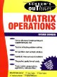 Schaums Outline of Matrix Operations