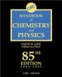 CRC Handbook Chemistry and Physics, 85th Edition